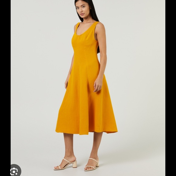 Nwt Vince Paneled Scoop Neck Dress sz S #T4 - Picture 1 of 7